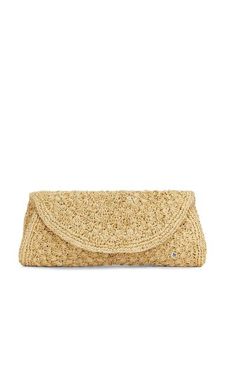 Rimini Clutch in Natural & Gold | Revolve Clothing (Global)