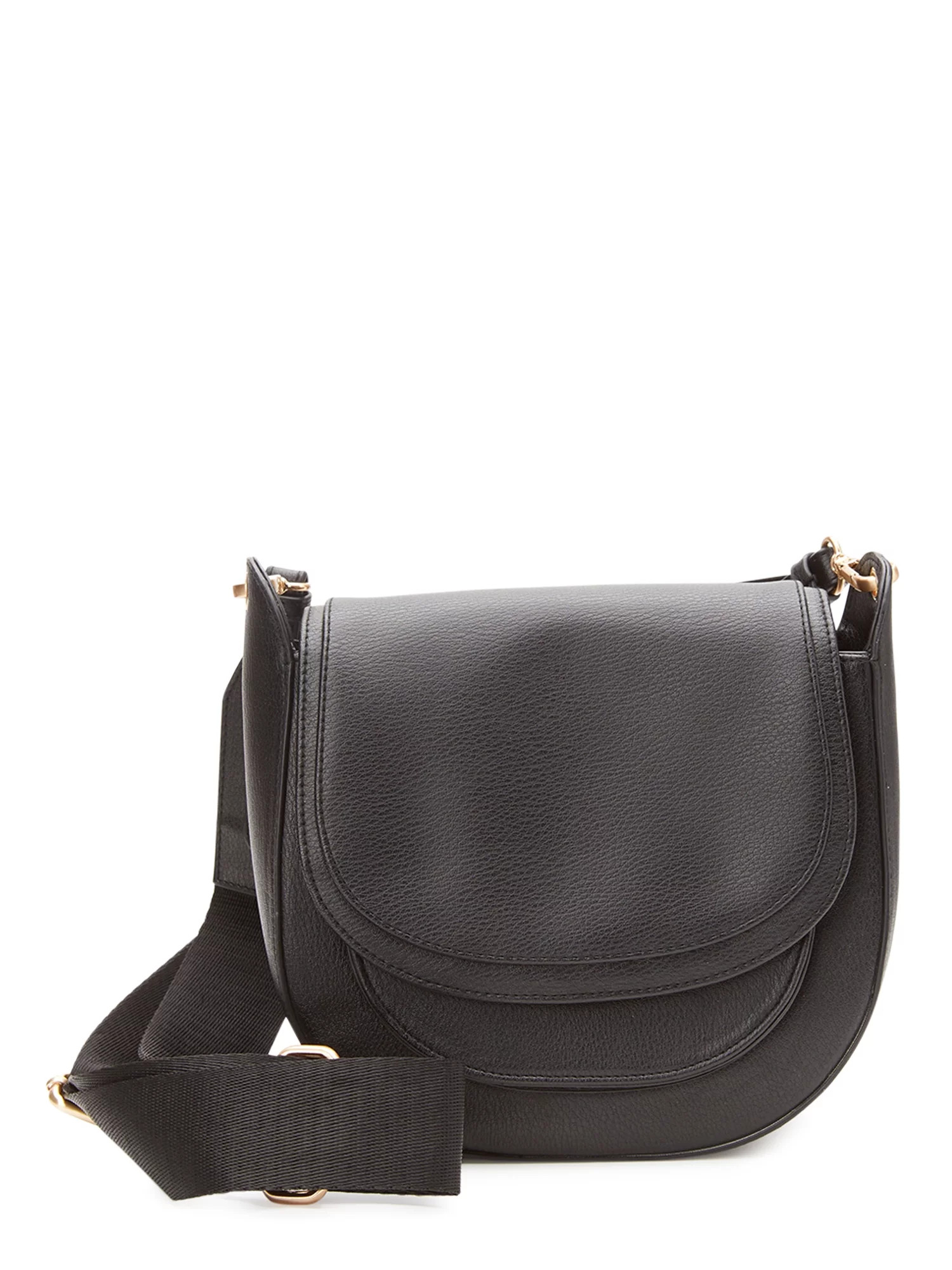 Time and Tru Women's Riverdale Crossbody Saddle Bag | Walmart (US)