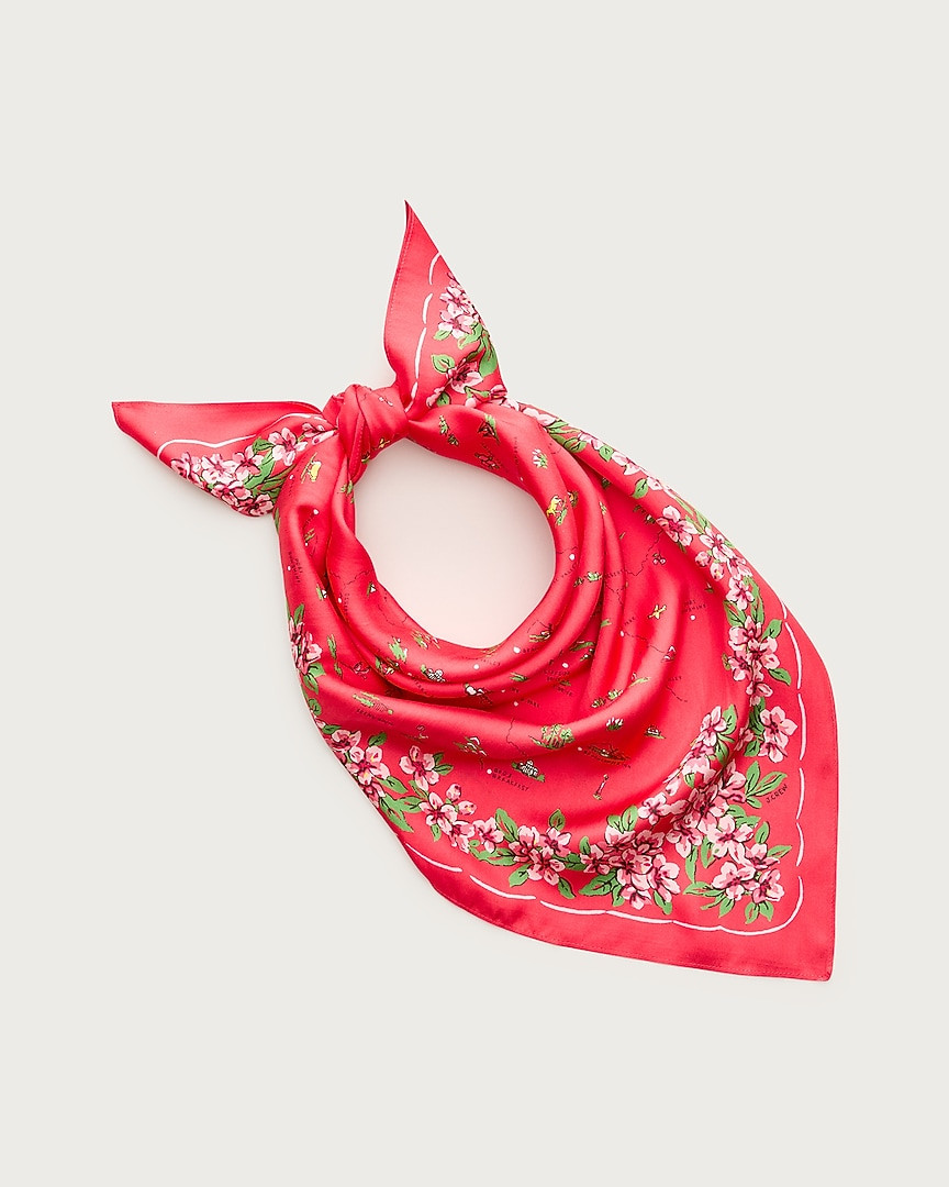 Oversized silk bandana | J. Crew US