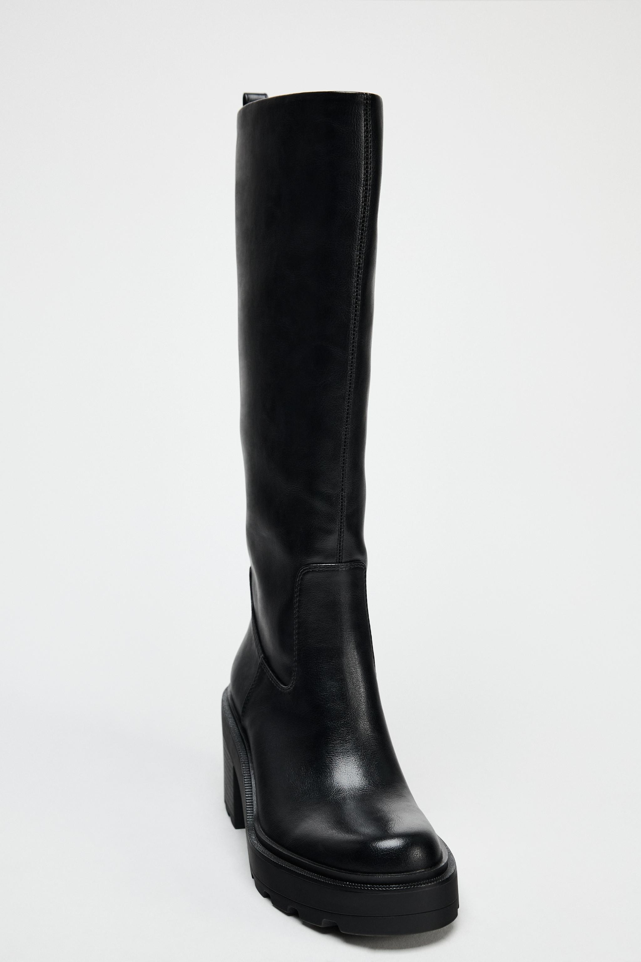 HEELED LUG SOLE BOOTS | Zara US