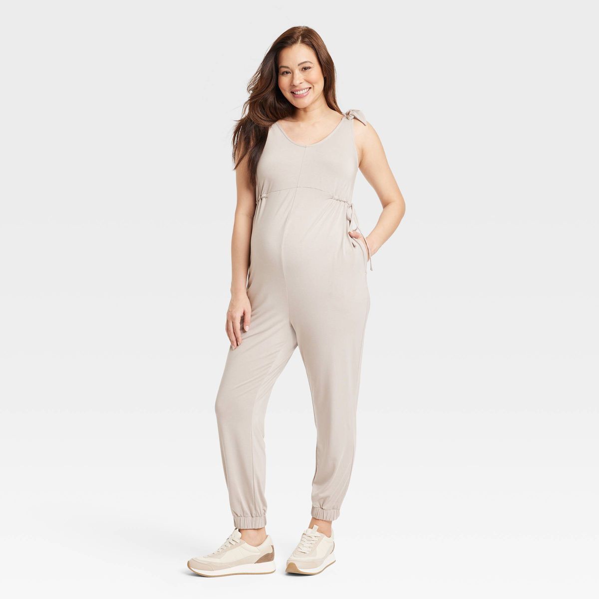 Sleeveless Maternity Leisure Jumpsuit - Isabel Maternity by Ingrid & Isabel™ | Target