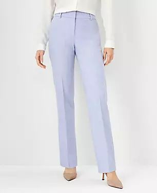 The Straight Pant in Cross Weave - Curvy Fit | Ann Taylor (US)
