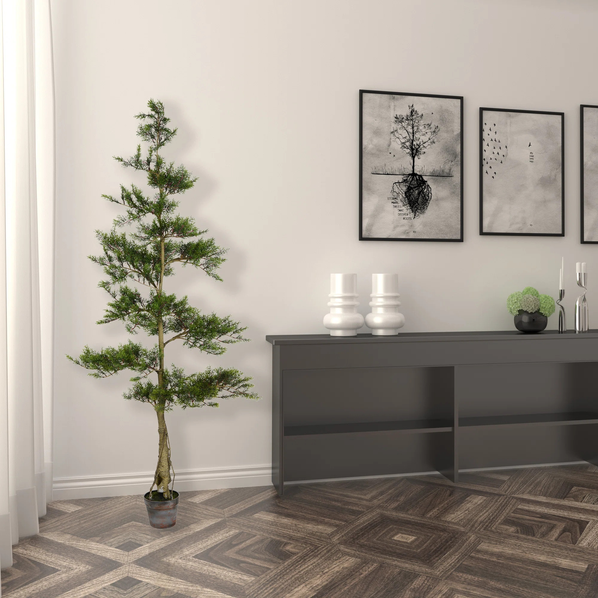 Artificial Potted Cedar Tree | Wayfair North America