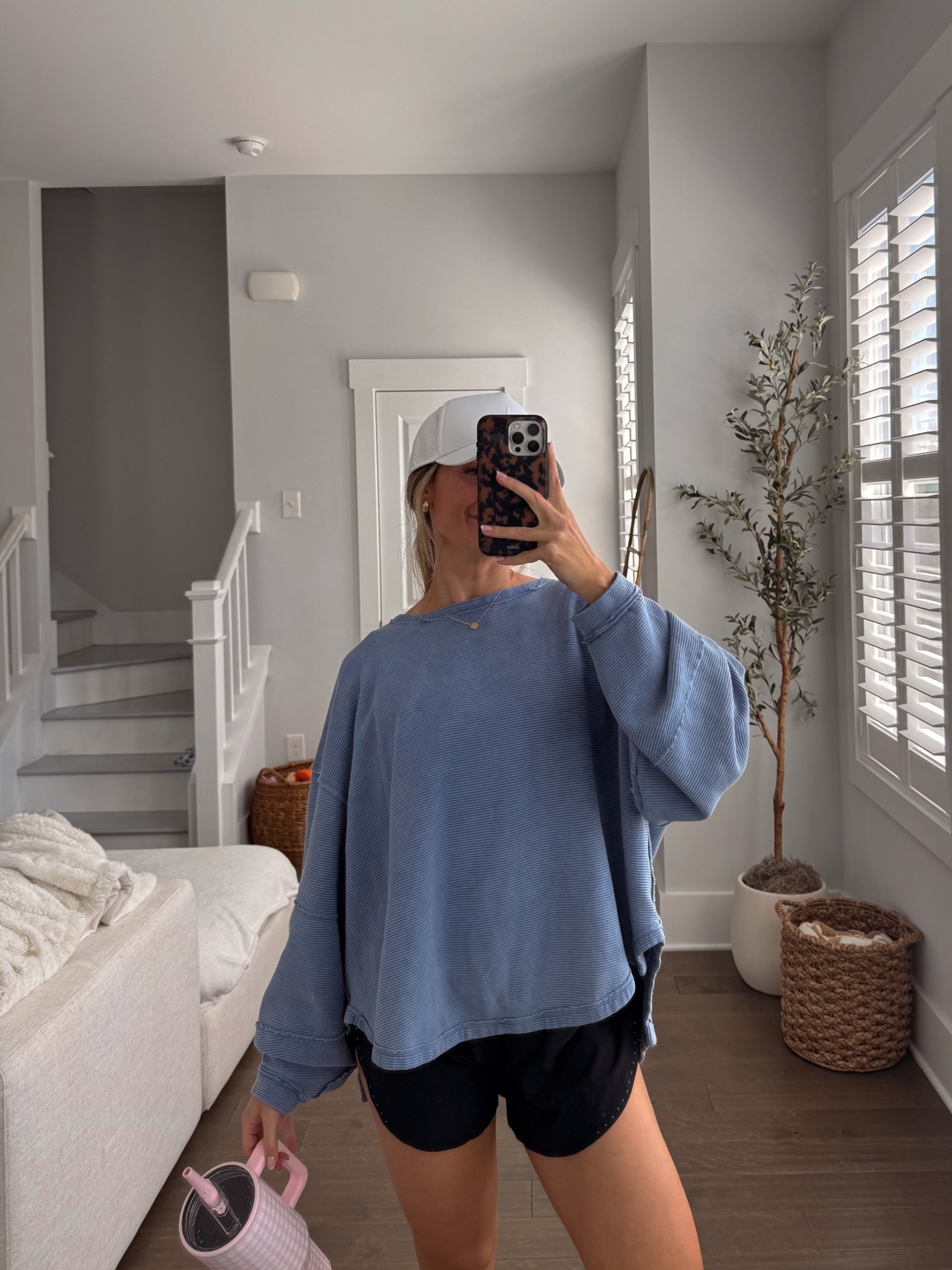 Lululemon shorts
Free People top
Alo hat

#LTKActive