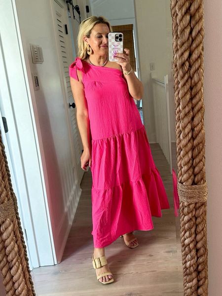 This pink one shoulder is a summer need!! So cute for parties and summer vacation! Wearing a small. Code FANCY10 for 10% off 

#LTKStyleTip #LTKSeasonal #LTKFindsUnder100