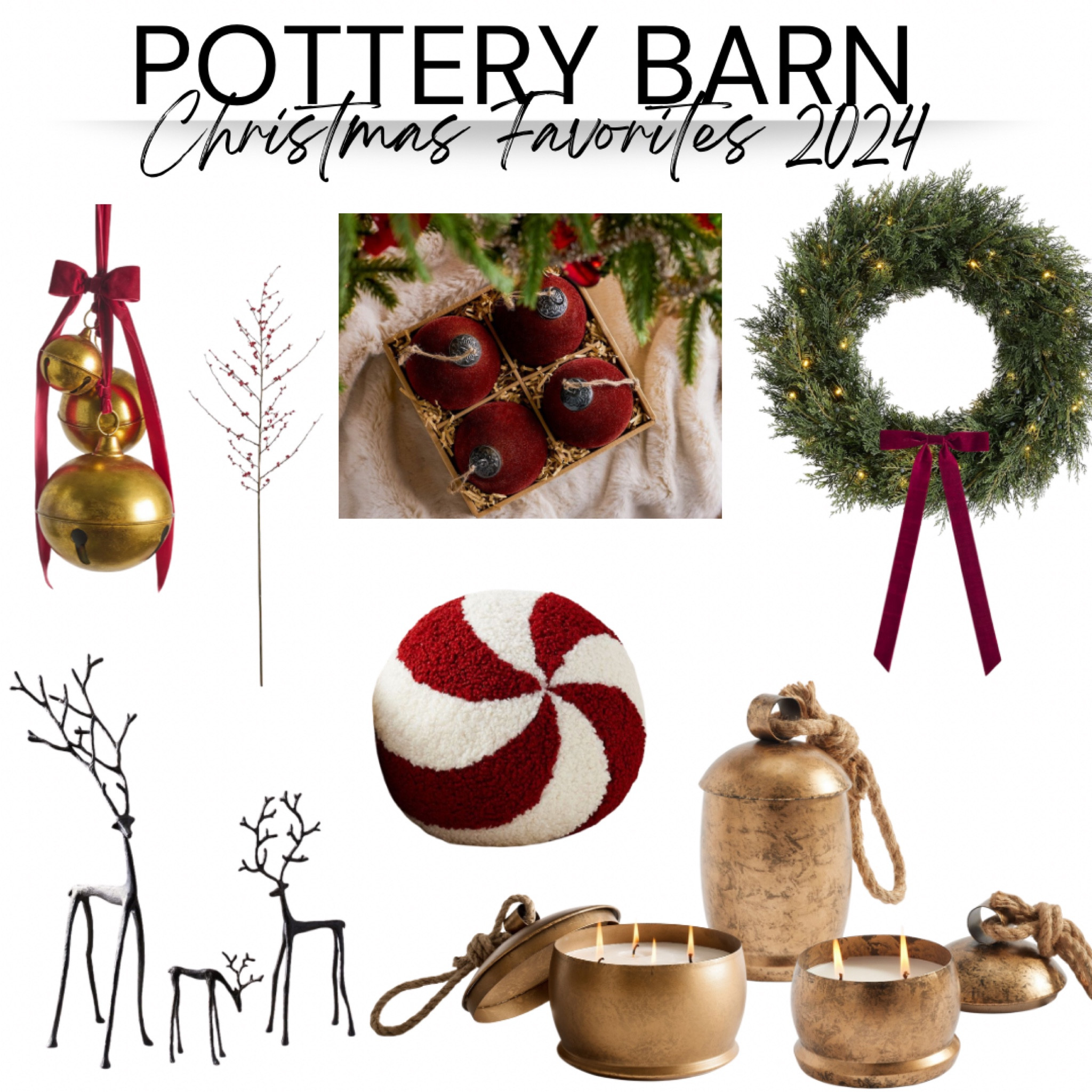 Pottery Barn Christmas Favorites. 

#LTKseasonaldecor #potterybarchristmasdecor #deepredchristmasdecor

#LTKMidsize #LTKHome #LTKHoliday