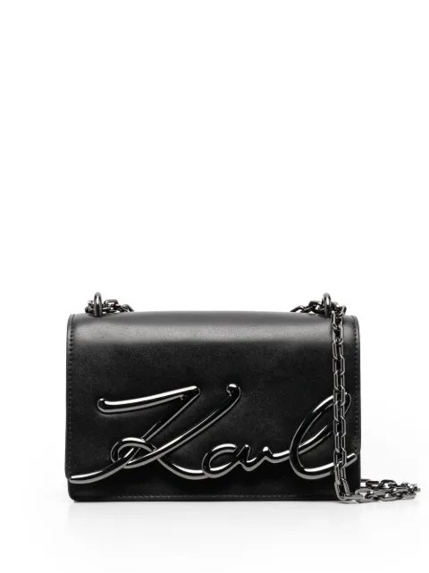 Karl Lagerfeld K/Signature Satchel Bag - Farfetch | Farfetch Global
