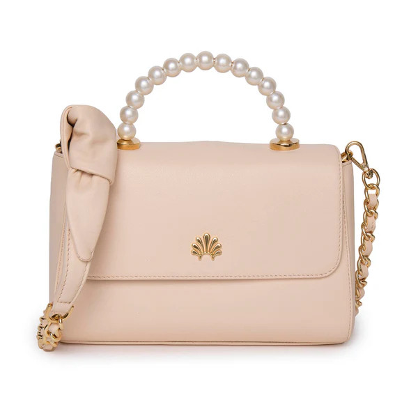 TAUPE TABITHA TOP HANDLE HANDBAG | LELE SADOUGHI