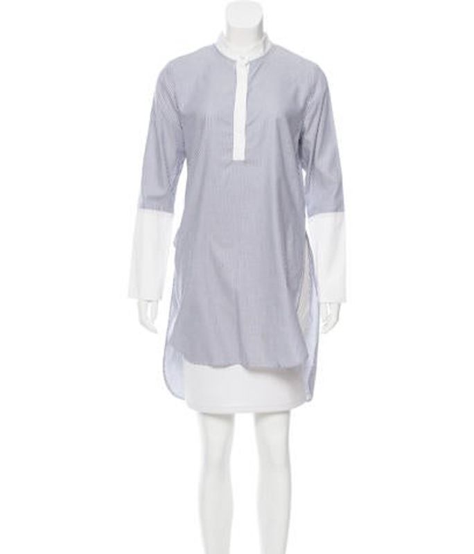Adam Lippes Stripe Poplin Tunic Blue Adam Lippes Stripe Poplin Tunic | The RealReal