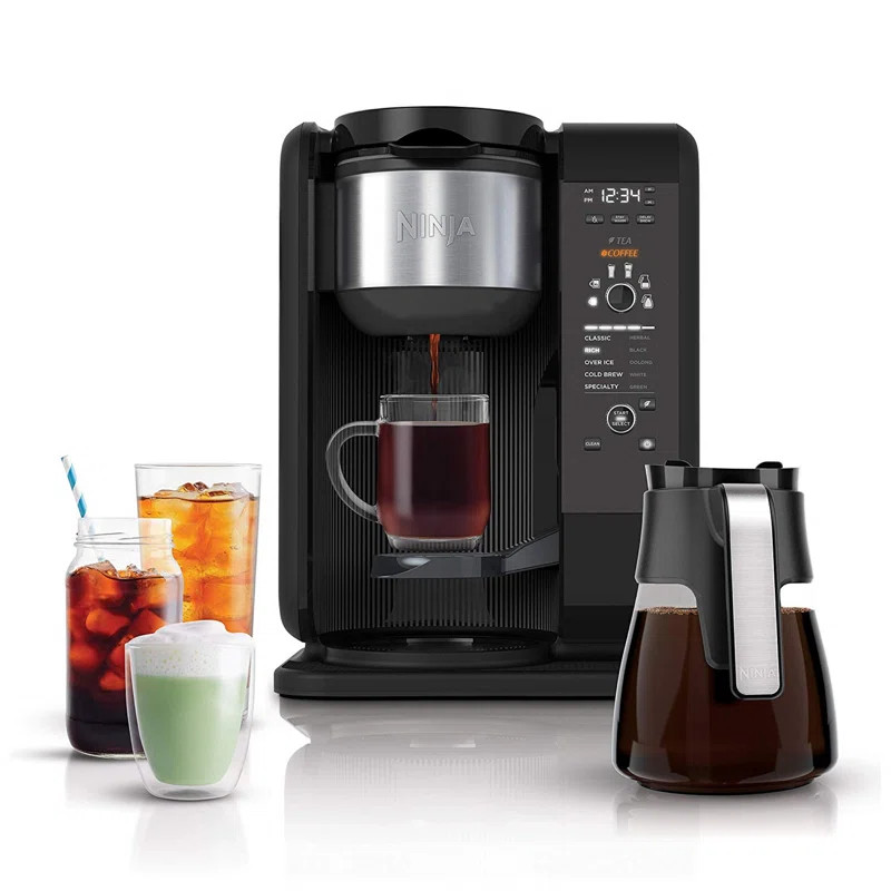Ninja Hot & Cold Brew 10-Cup Automatic Drip Coffee Maker with Frother | Wayfair North America