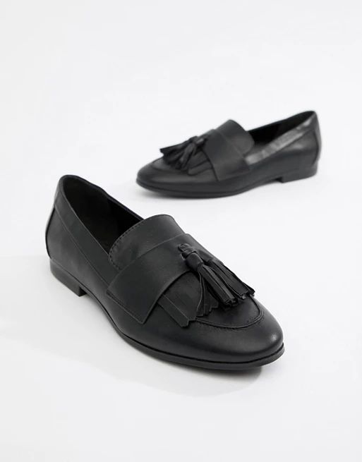 Monki tassel detail loafer in Black | ASOS US
