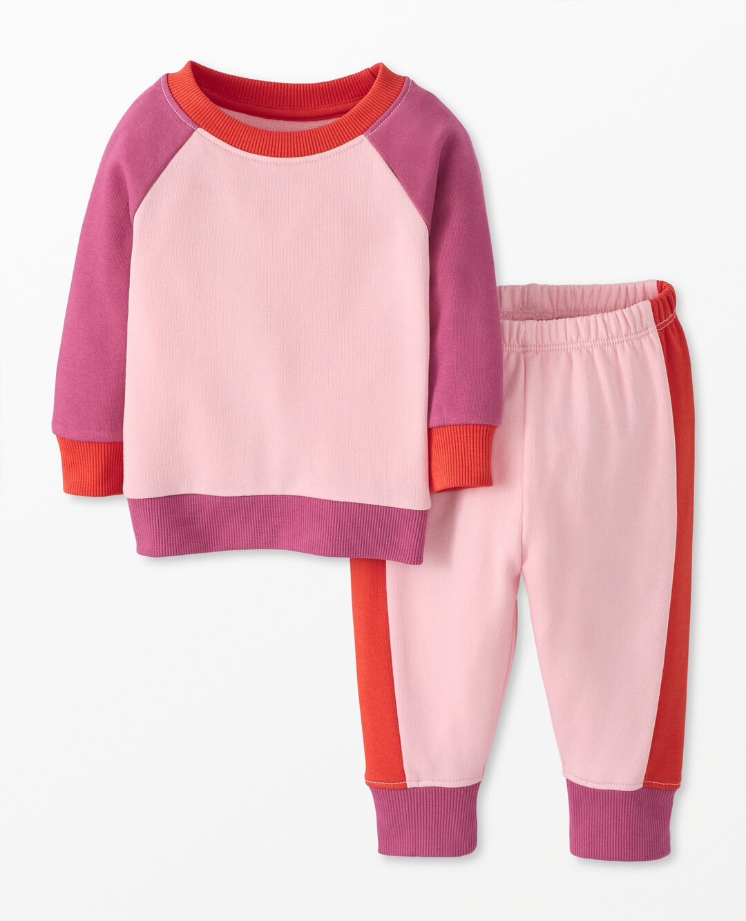 Baby French Terry Colorblock Sweats Set | Hanna Andersson