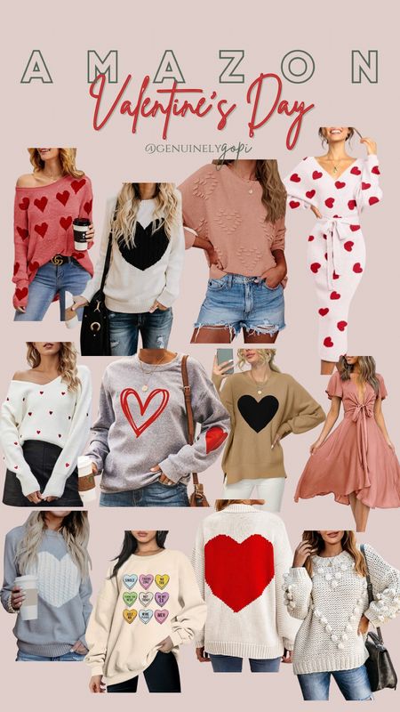 Valentine’s Day sweaters and dresses from Amazon 💕

Amazon // Valentine’s Day // women’s fashion // affordable

#LTKfit #LTKstyletip #LTKunder50