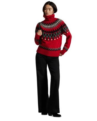 Fair Isle Wool Blend Turtleneck Sweater | Bloomingdale's (US)