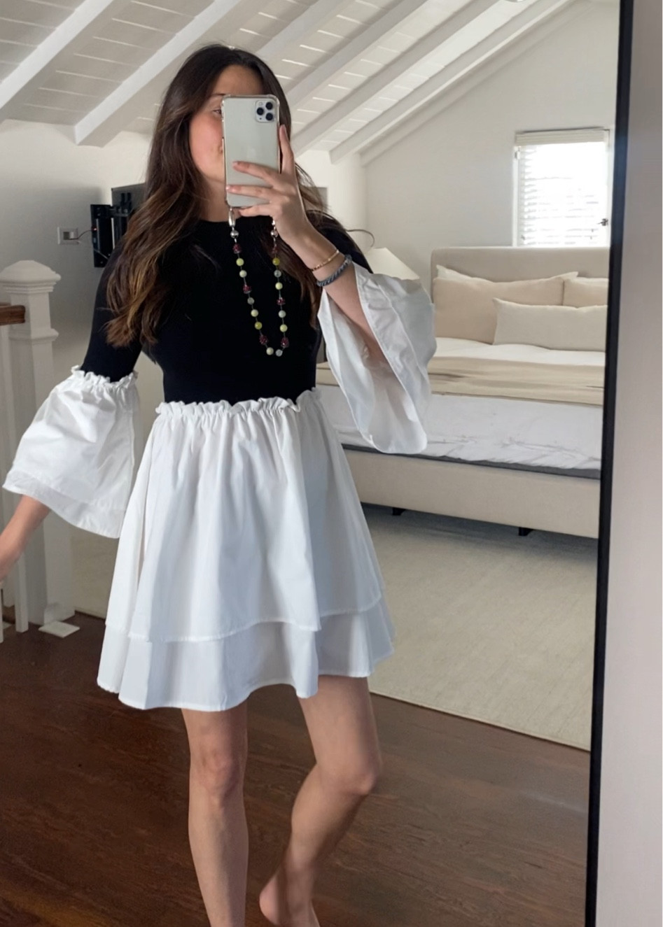 mermaid knit dress Nouria white mermaid-hem knit midi dress main image 1
