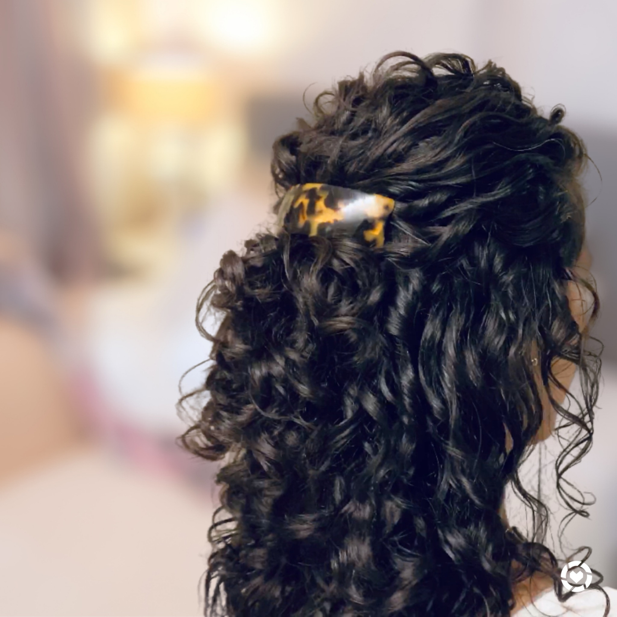 Monday Hairstyle Inspo - Half-up hairstyle with volume barrette. The barrette is flat and comfortable for your morning commute! #theCurlStory

#LTKFindsUnder50 #LTKTravel #LTKStyleTip