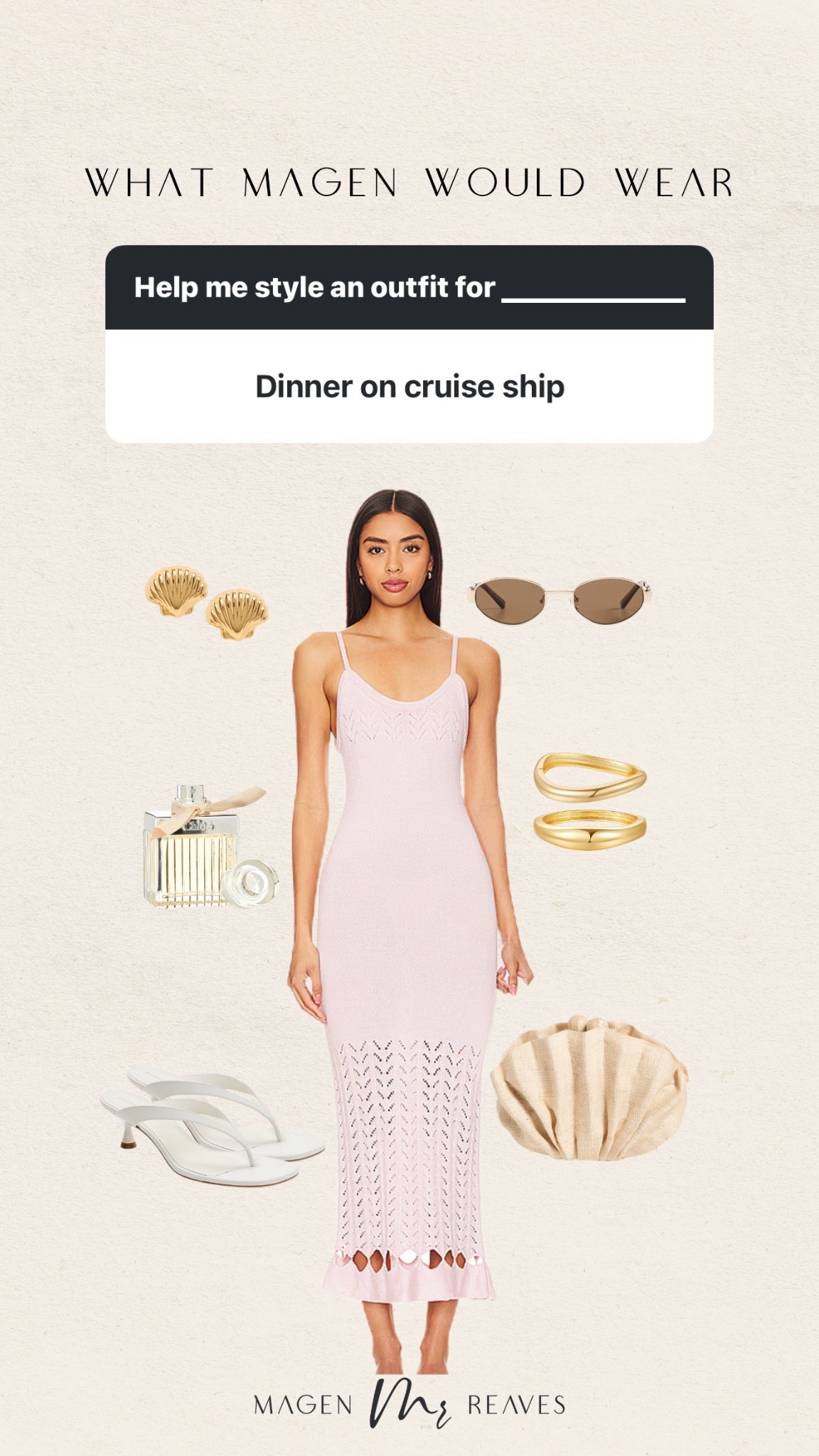 Dinner on a cruise ship outfit! 

vacation outfit, beach dress, women’s fashion, women’s style


#LTKootd #LTKTravel