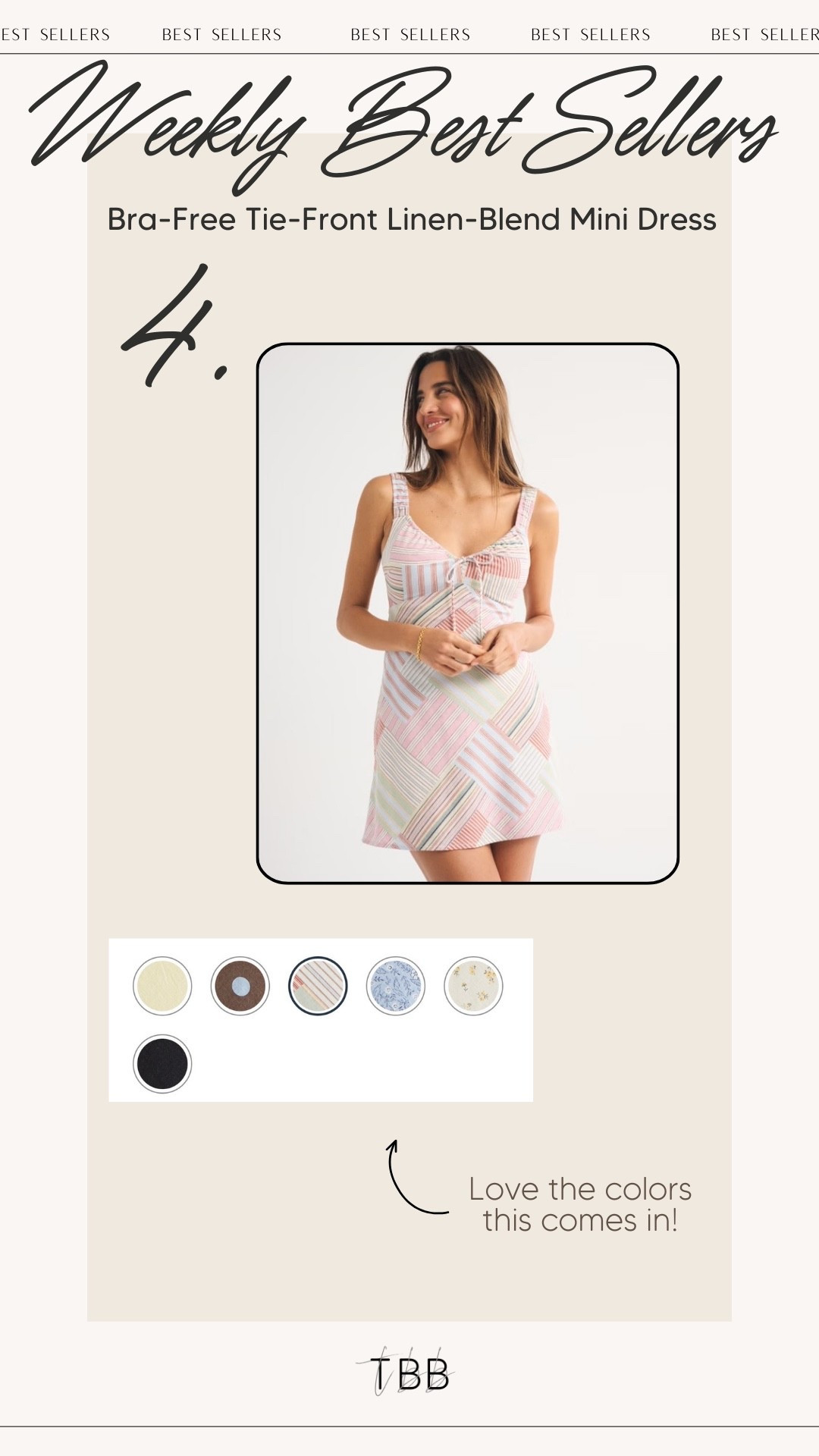 Bra-free dress… say less. And it comes in so many cute patterns for spring! 🤍

#LTKgrwm #LTKootd #LTKSeasonal