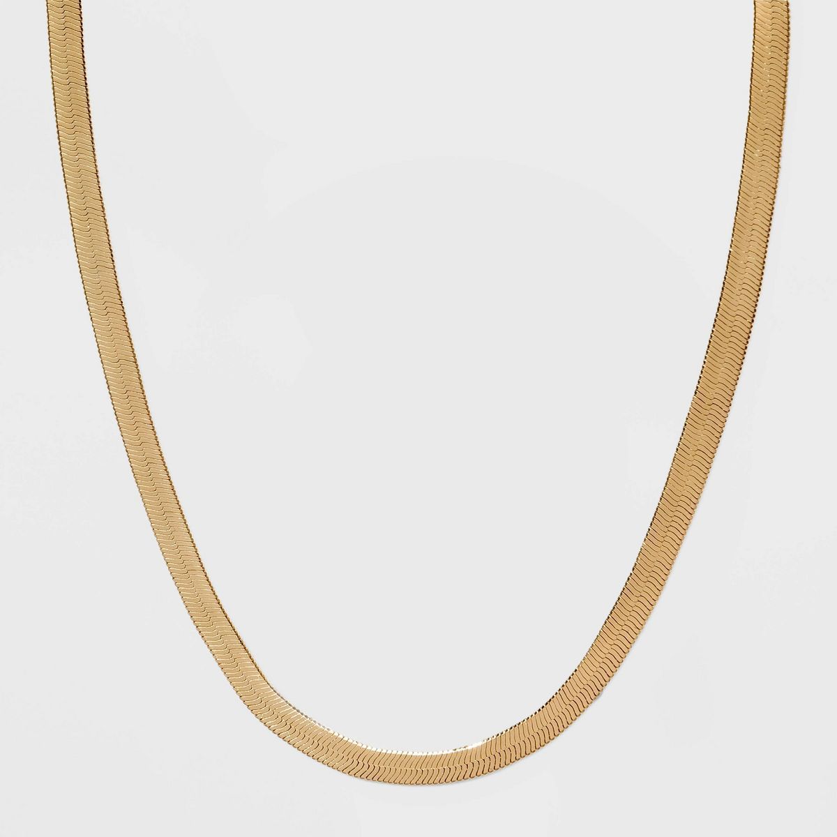 Herringbone Chain Necklace - A New Day™ Gold | Target