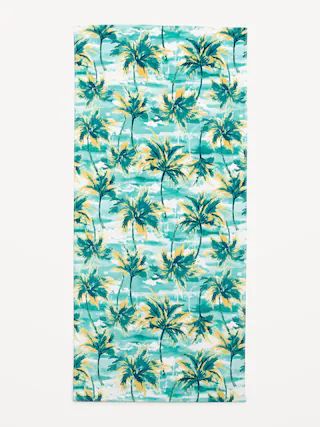 Printed Loop-Terry Beach Towel for the Family | Old Navy (US)