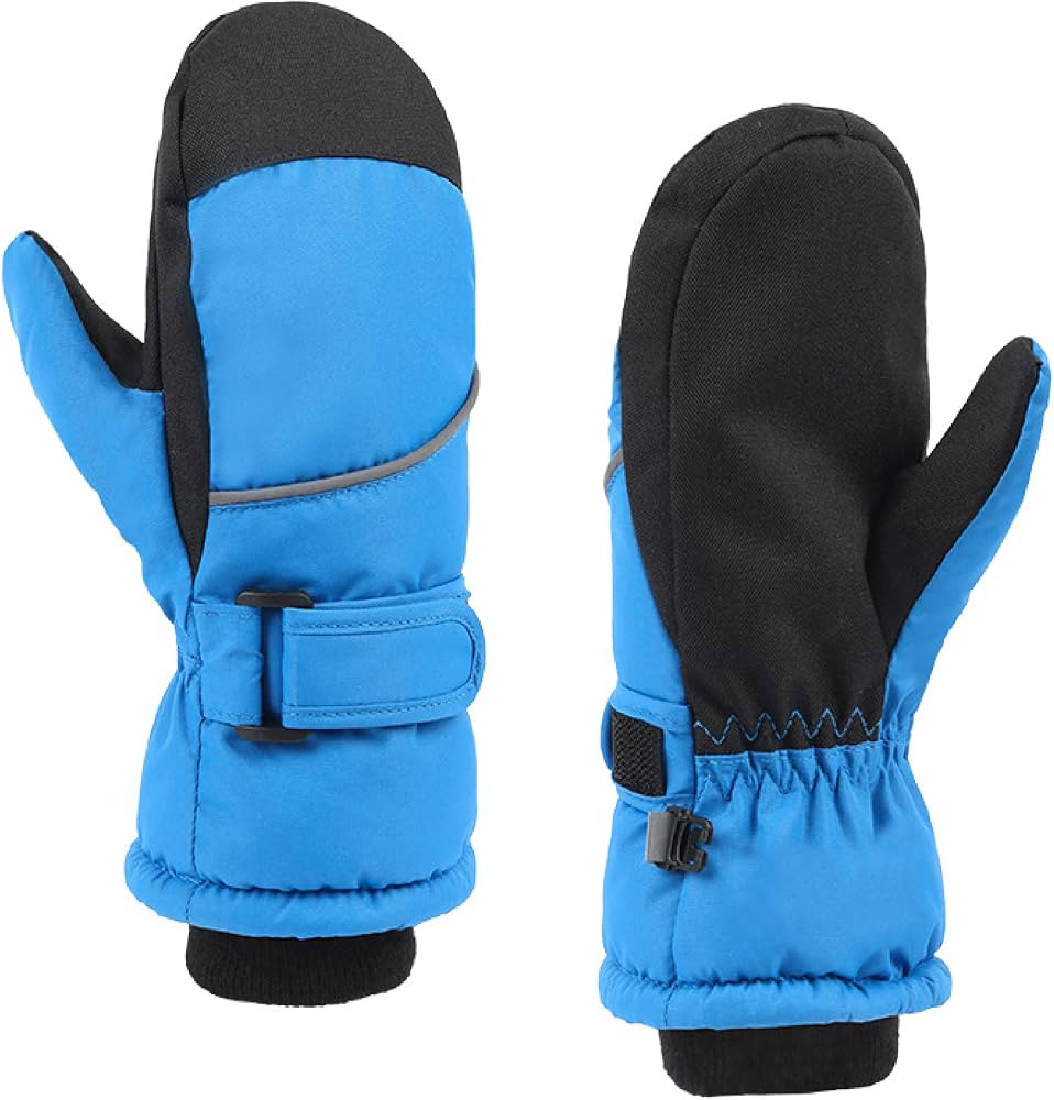 Azarxis Kids Winter Warm Gloves, Cold Weather Windproof Thermal Gloves for Boys & Girls | Amazon (US)