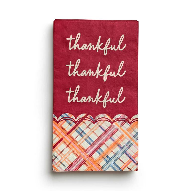 Packed Party "Thankful" 4" x 8" 20 ct. Disposable Guest Towels | Walmart (US)