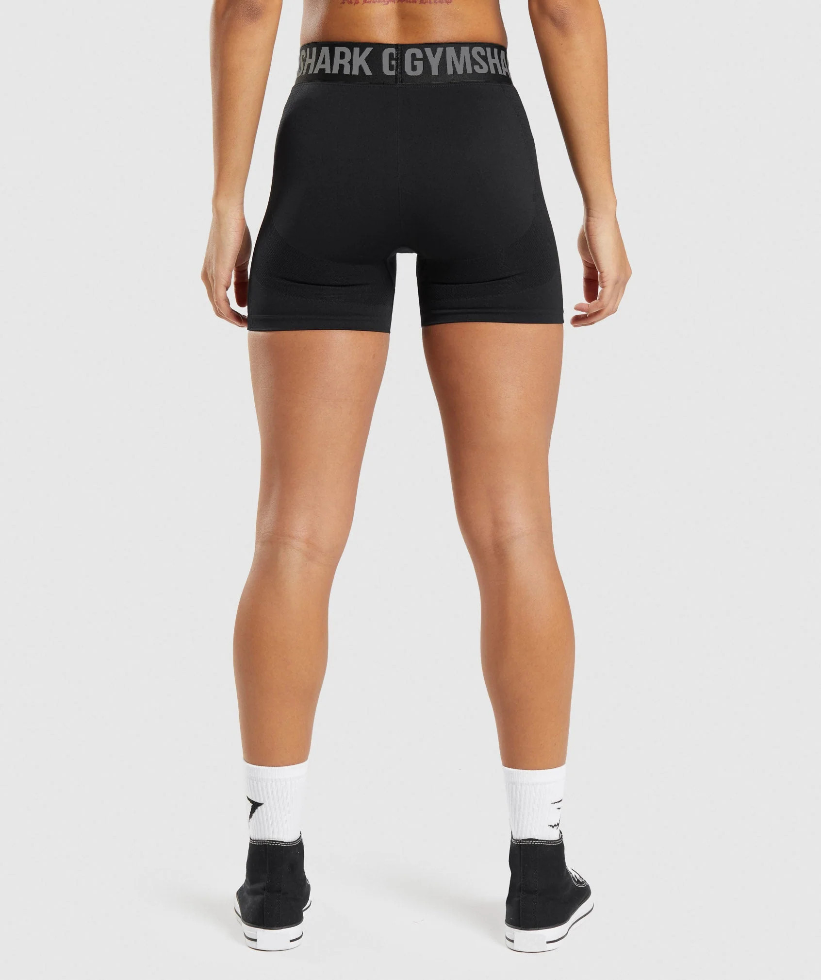 Gymshark Flex Shorts - Black/Charcoal Grey | Gymshark US