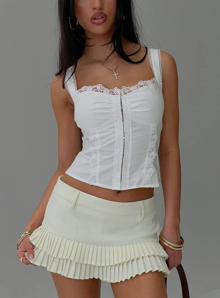 Hatching Top White | Princess Polly US