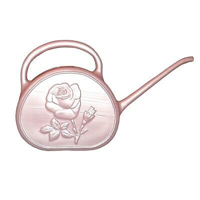 Union Products Watering Can Leominster MA Rose Flower Pink Plastic Vintage 2 QT | eBay US