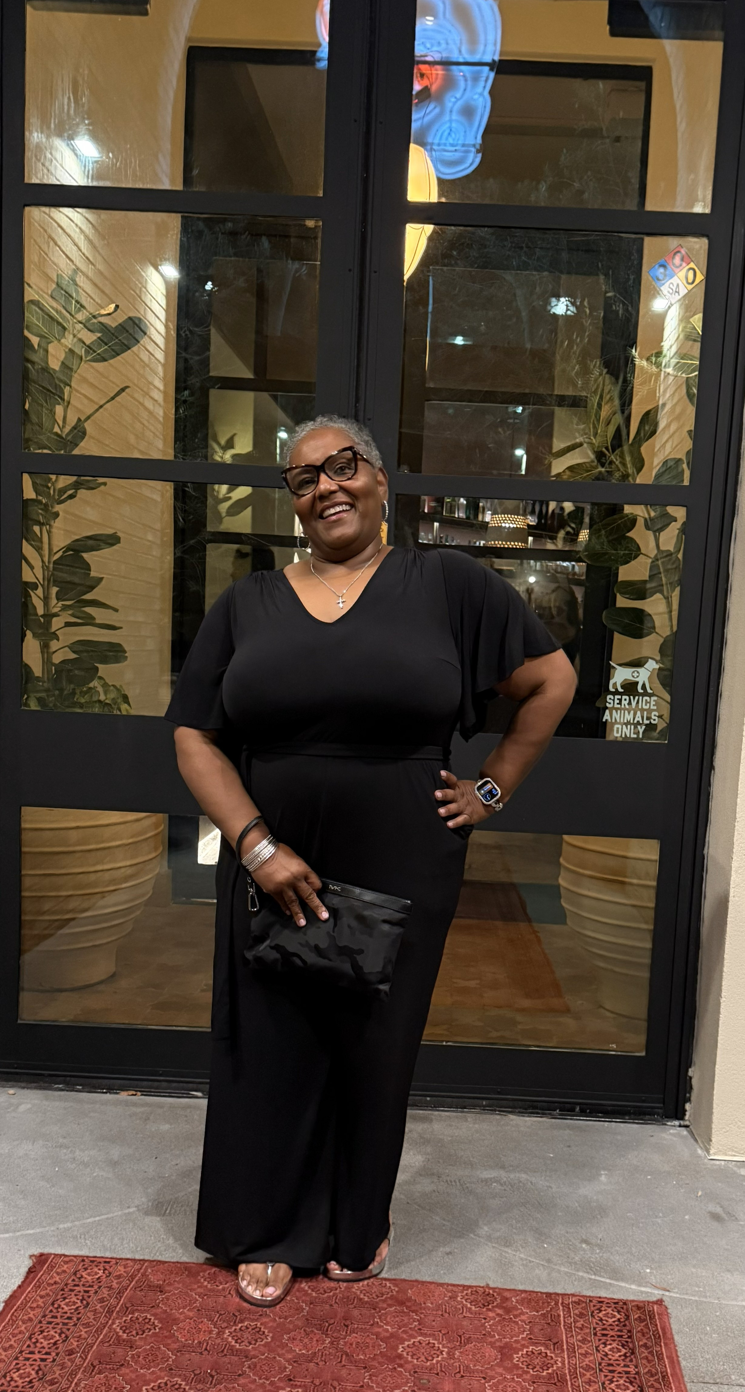 Getting dressed has never been so easy or fun. I LOVE this jumpsuit in soft jersey knit and a goes with literally everything color. Dress down with slip on sneakers, dress up with statement jewelry and sandals. 

 #LTKootd #LTKPlusSize