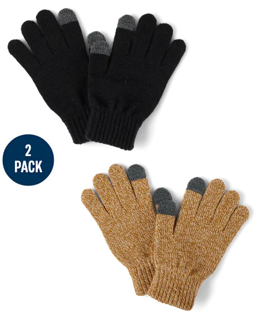 Unisex Kids Texting Gloves 2-Pack - PEARWOOD | The Children's Place | The Children's Place
