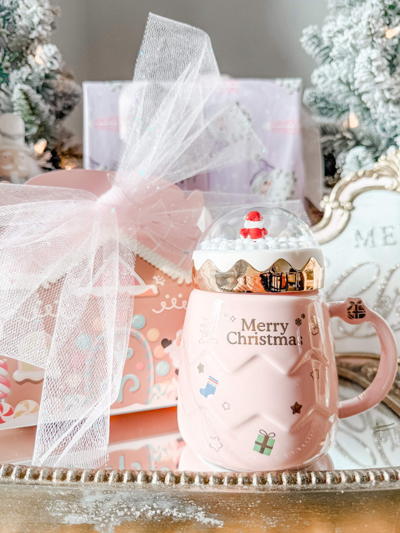 This Christmas mug is the perfect gift for a teacher, coworker, secret santa or a stocking stuffer. I love to add a gift card   

#LTKGiftGuide #LTKHoliday #LTKCyberWeek