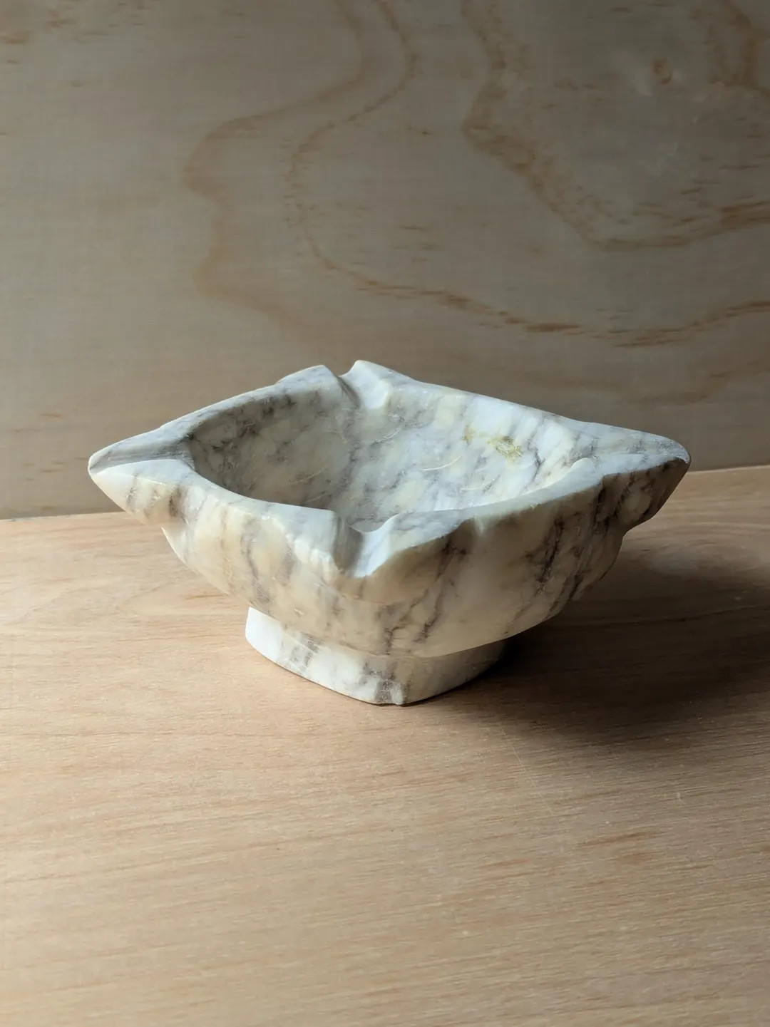 Vintage 1970s Postmodern Italian Alabaster Footed Ashtray - Etsy | Etsy (US)