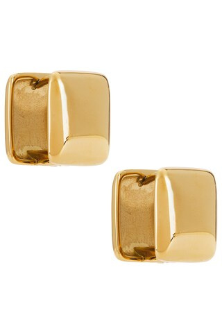Cendre Rive Gauche Huggie Earrings in Gold from Revolve.com | Revolve Clothing (Global)