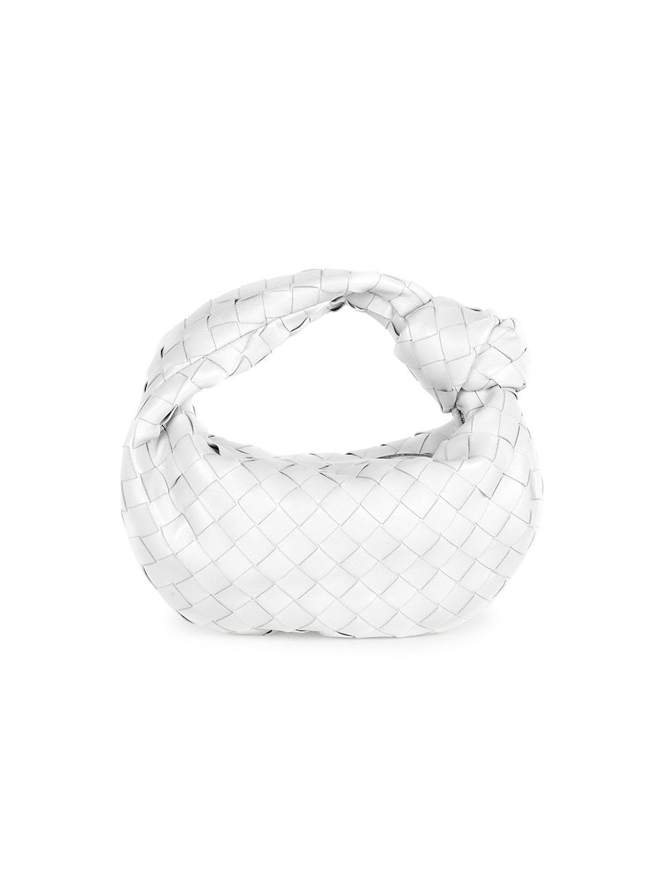 Women's Mini Jodie Leather Hobo Bag - White - White | Saks Fifth Avenue