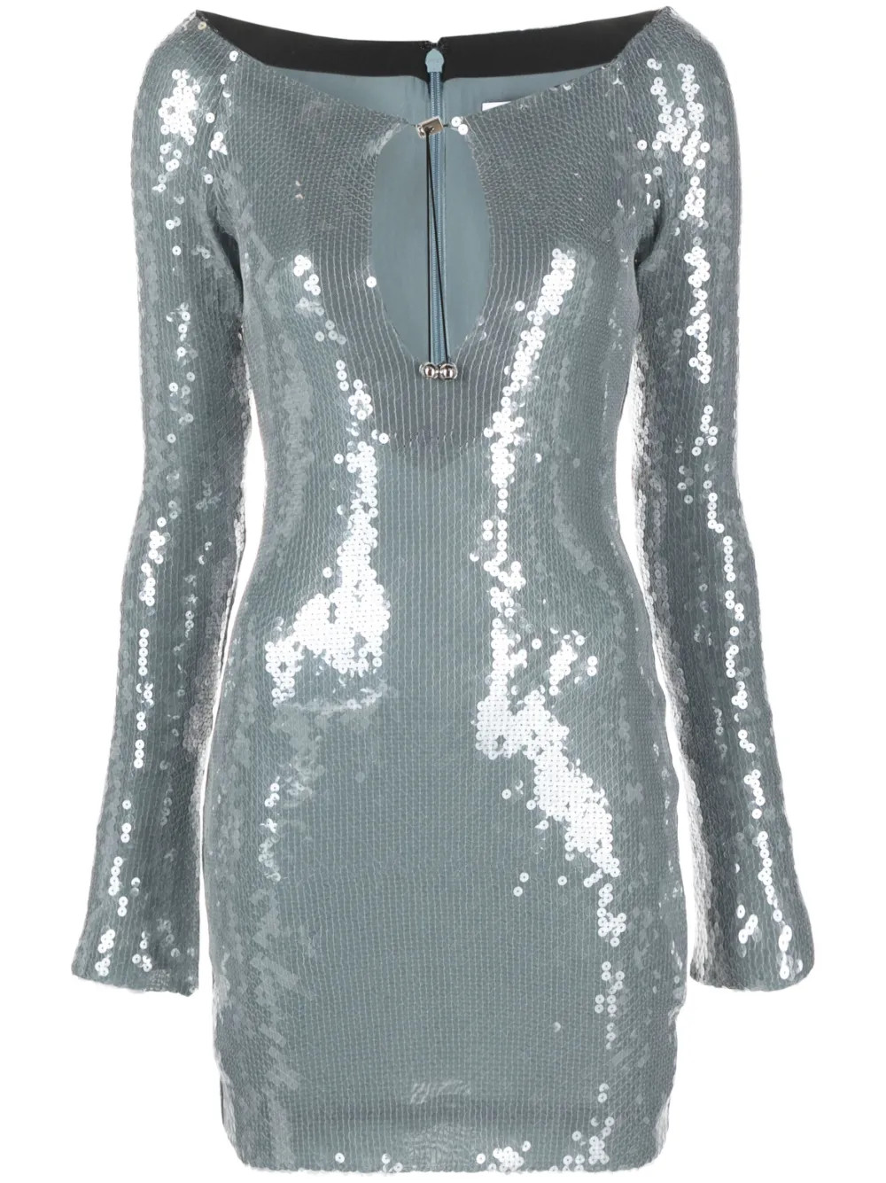 16Arlington Solaria Sequined Tulle Mini Dress - Farfetch | Farfetch Global