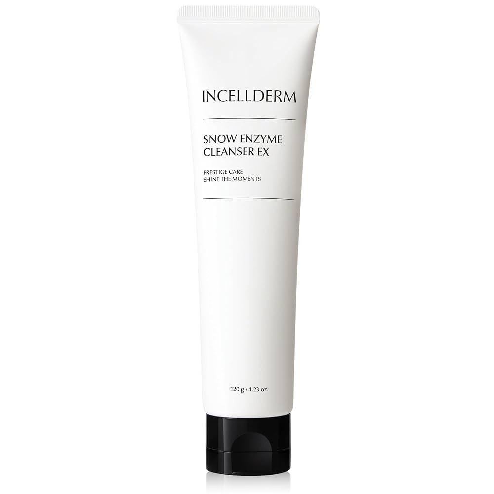 INCELLDERM Snow Enzyme Cleanser, Makeup Remover, K-beauty Cleansing Foam 120g | Amazon (US)