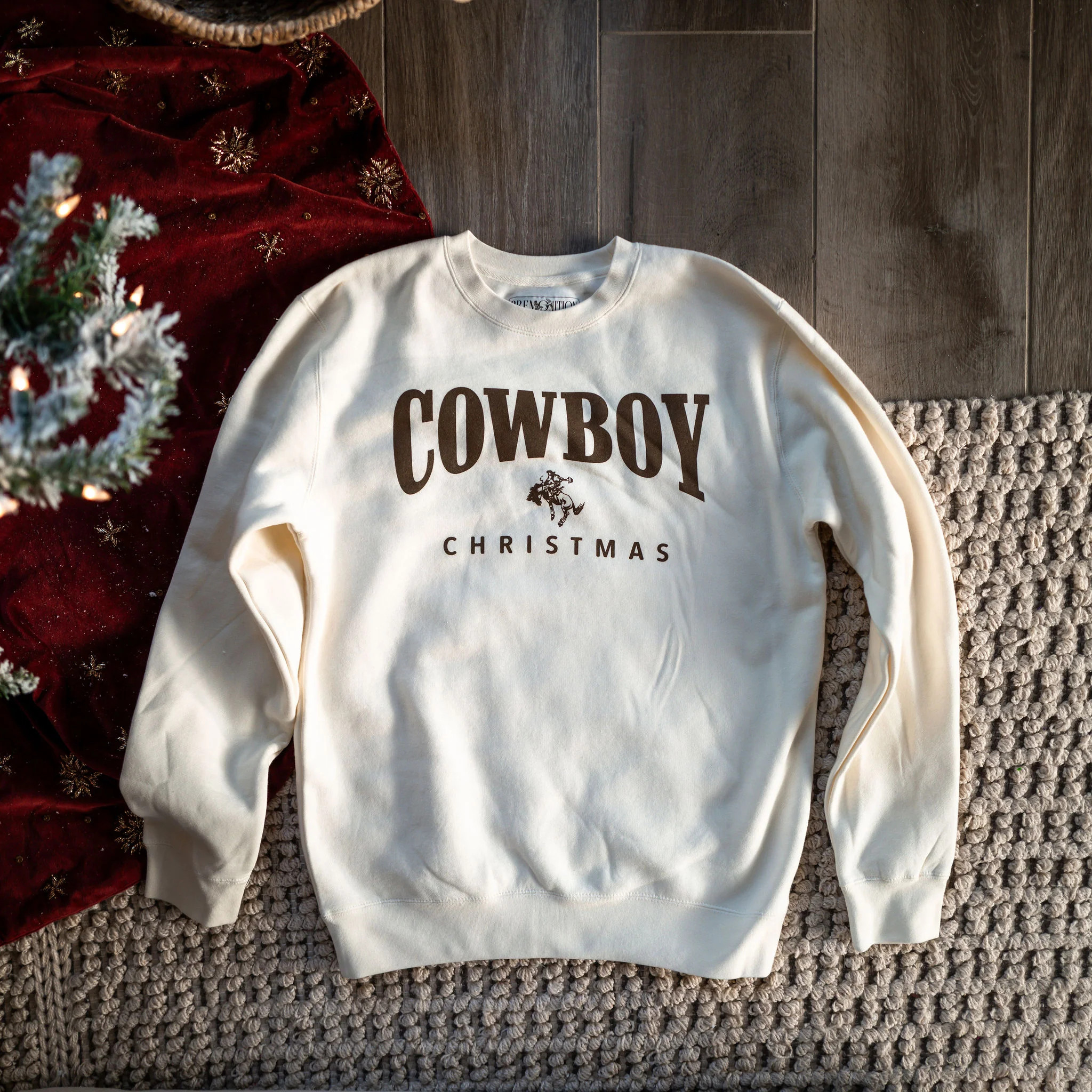 Bone Cowboy Christmas Crewneck | Premonition Goods