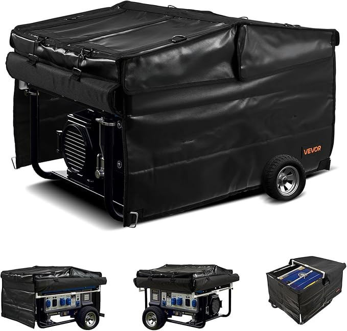 VEVOR Generator Running Cover, 34 x 26 x 21 Inch Waterproof Universal for Most Generators 3500-12... | Amazon (US)