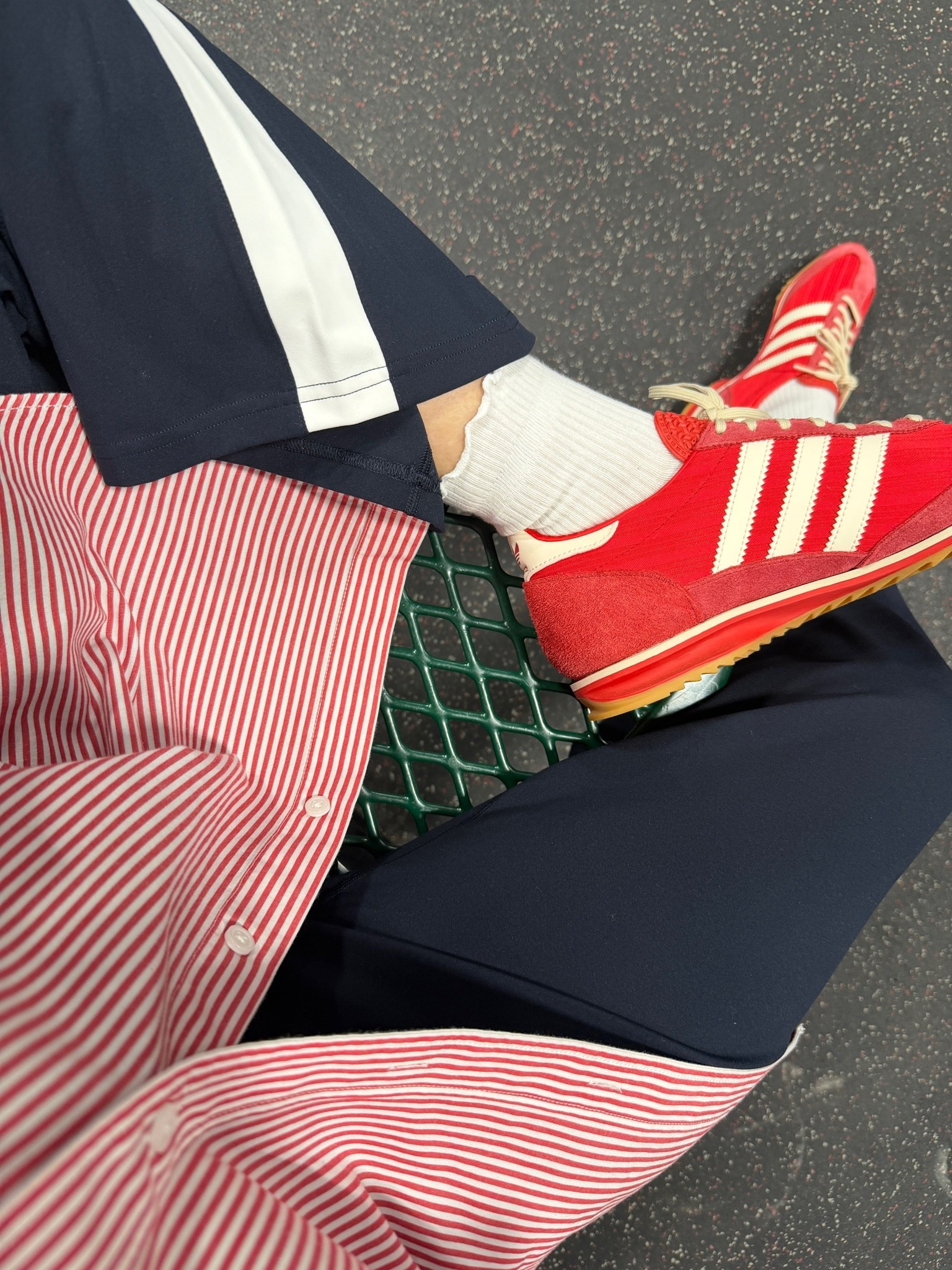 Comfiest track pants!  
My striped shirt is older Jcrew but linking this season’s version ❤️