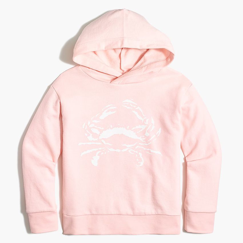 Girls' crab sweatshirt | J.Crew Factory