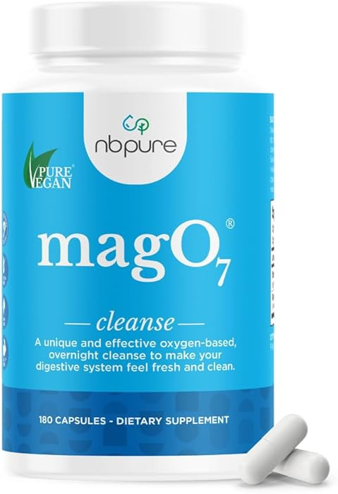 nbpure MagO7 - Natural Colon Cleanse & Detox - Occasional Constipation Relief, Stool Softener, & ... | Amazon (US)
