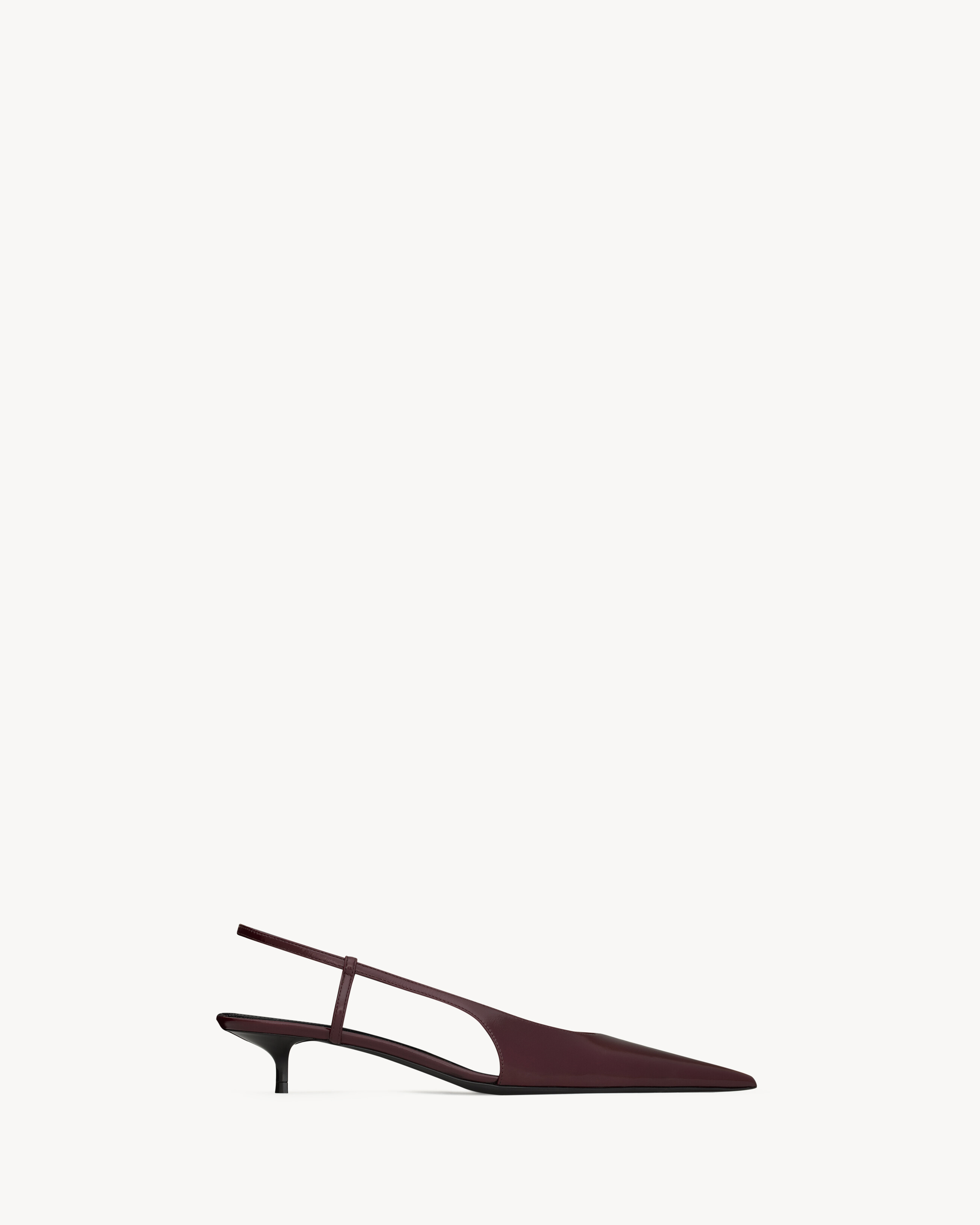 SECRET slingback pumps in smooth leather | Saint Laurent Inc. (Global)