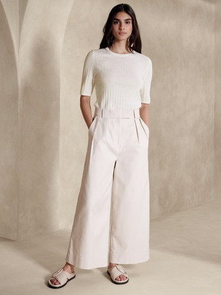 Nezha Merino Ribbed Sweater | Banana Republic (US)