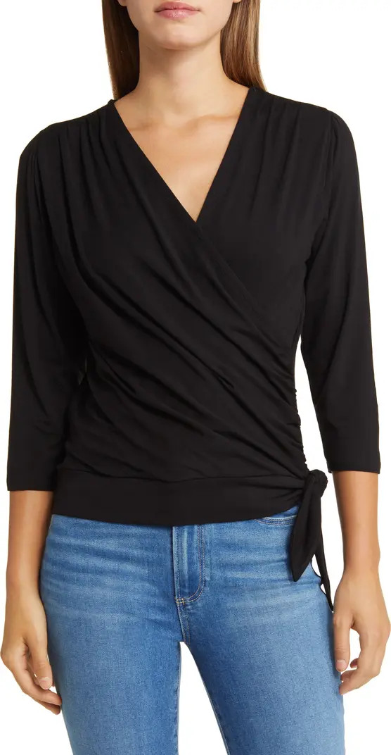 Faux Tie Wrap Top | Nordstrom