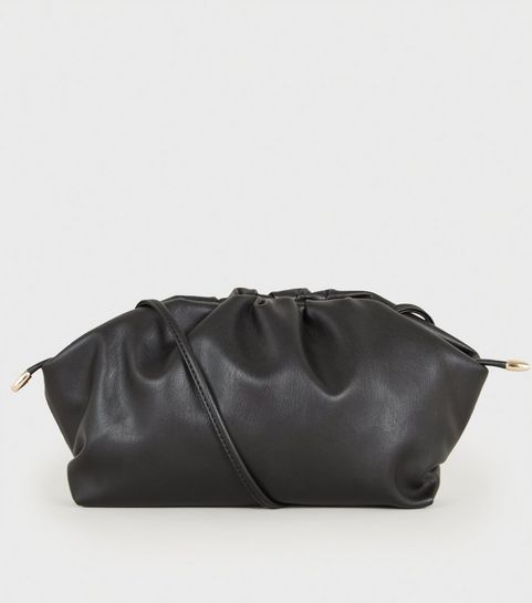 Black Leather-Look Pouch Bag
						
						Add to Saved Items
						Remove from Saved Items
					
... | New Look (UK)