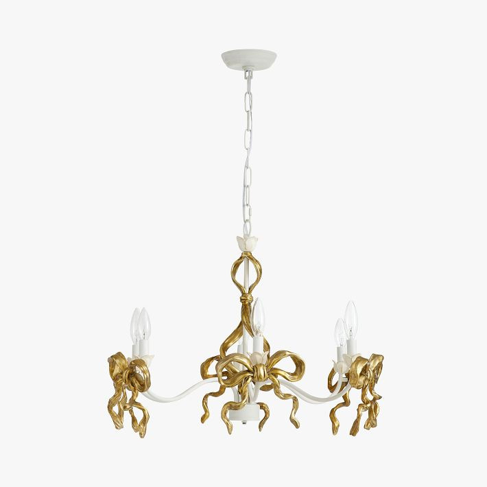 LoveShackFancy Bow Chandelier | Pottery Barn Teen