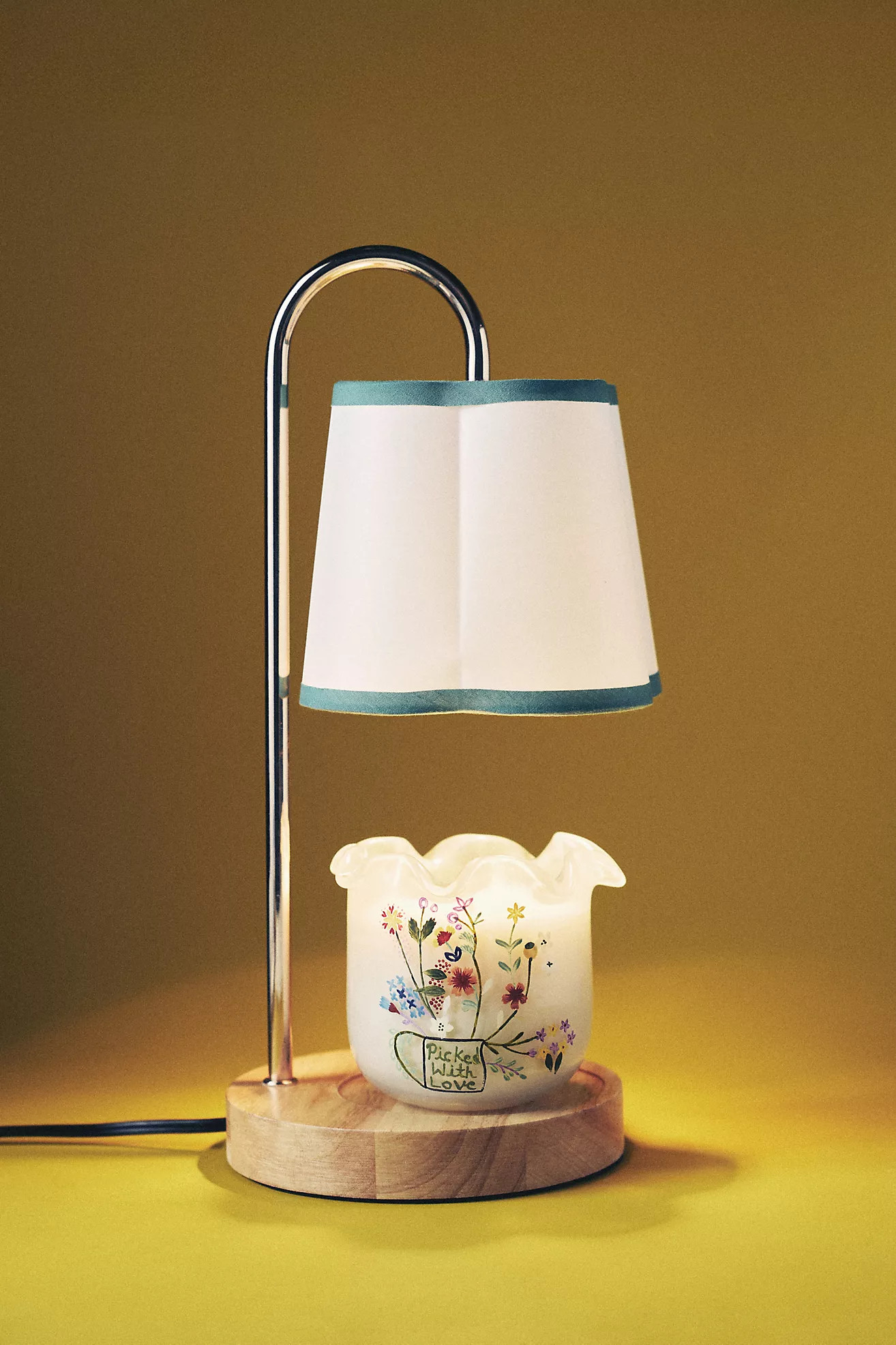Scalloped Shade Candle Warmer Lamp | Anthropologie (US)