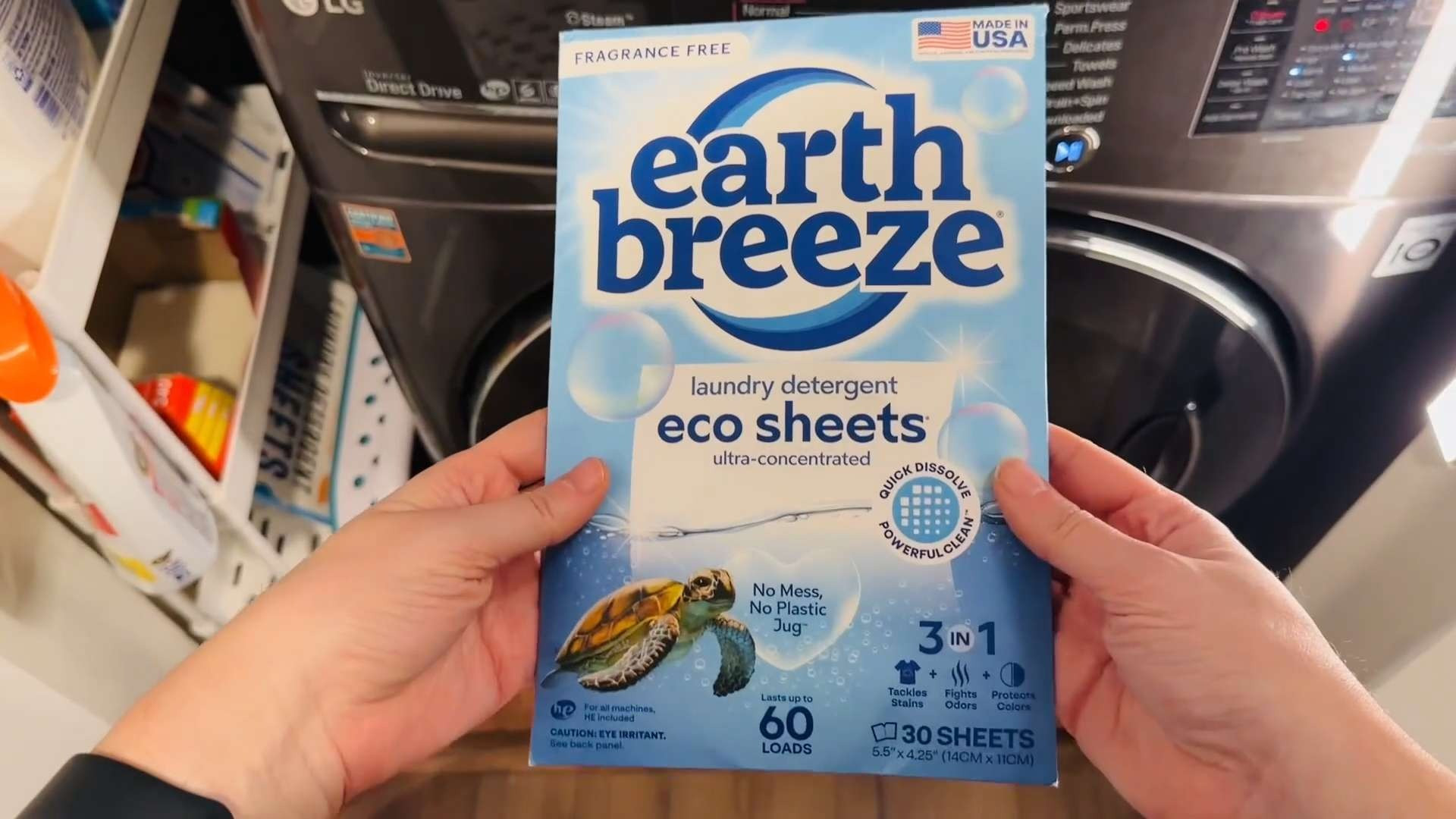 #ad This post contains affiliate links, which means I may earn a small commission if you make a purchase through my links.

These Earth Breeze laundry detergent sheets are a simple, low-mess alternative to traditional liquid detergent. The fragrance-free formula is gentle for sensitive skin, and the sheets dissolve easily in hot or cold water. I like that they’re compact, easy to store, and travel-friendly while still helping tackle everyday laundry stains and odors.
 

 #LTKHome