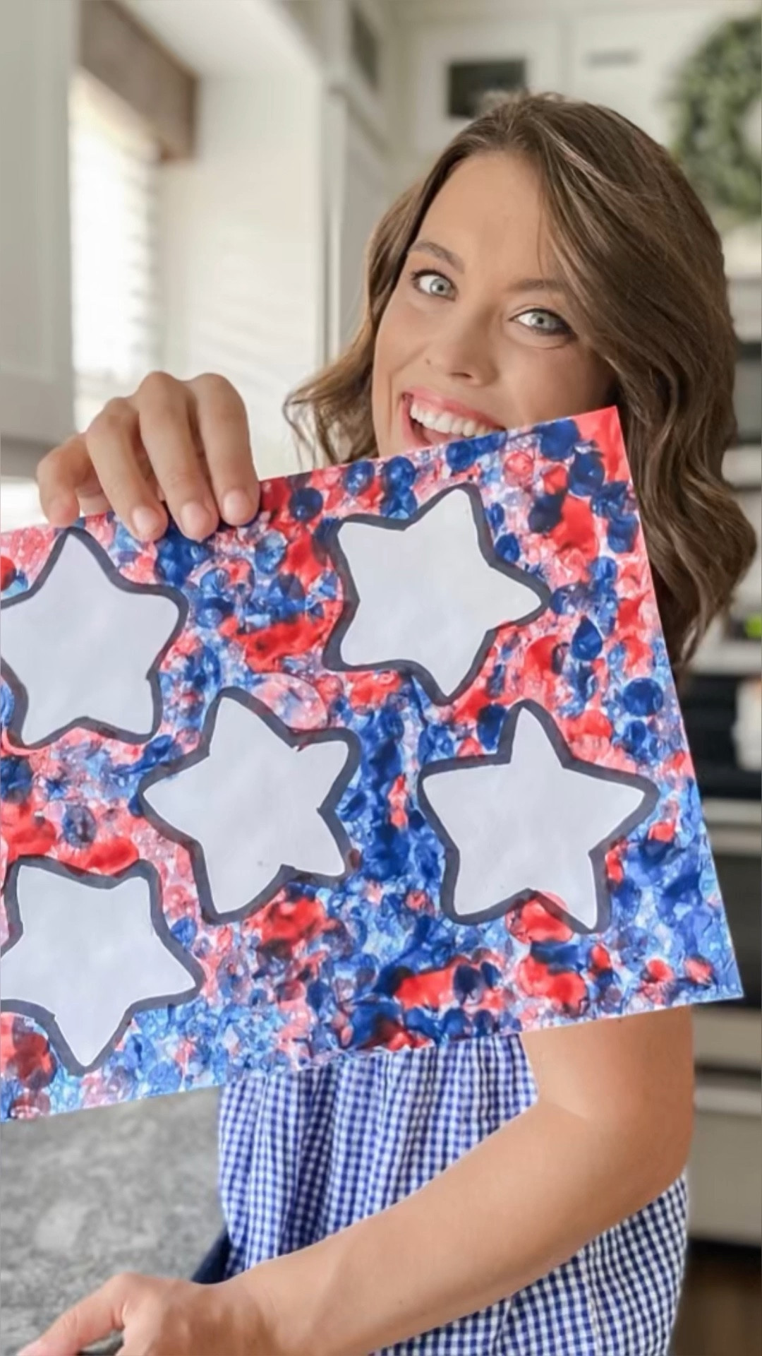 PATRIOTIC STAR THUMBPRINT PAINTING! 

Celebrate Fourth of July with a burst of creativity and patriotic pride! ✨❤️💙 You know I'm all about celebrating every holiday to its fullest and we couldn't let the Fourth of July pass without some fun art activities!

Roo created a patriotic masterpiece by placing star cutouts on paper and then stamping her little thumbprint all around, resulting in the perfect star shapes.

Watch your little one's eyes light up as the red, white, and blue colors come to life in a beautiful display of holiday spirit. 🎇🎉 

Make this Fourth of July extra special by keeping your little firecrackers busy with this engaging fingerpainting activity!	

#LTKFind #LTKkids #LTKSeasonal